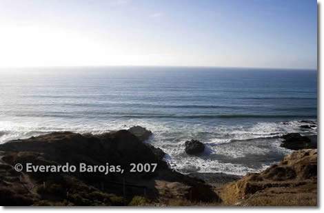 AsÃ­ me recibiÃ³ Baja California, con paisajes impresionantes mientras yo pedaleaba por la ruta panorÃ¡mica hacia El Rosarito.