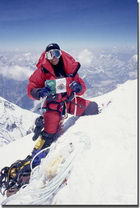 Elsa Ã?vila en la cumbre del Everest, 1999