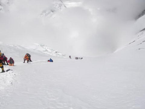 Vista desde el Campamento 3. Foto: Alejandro Aguilar