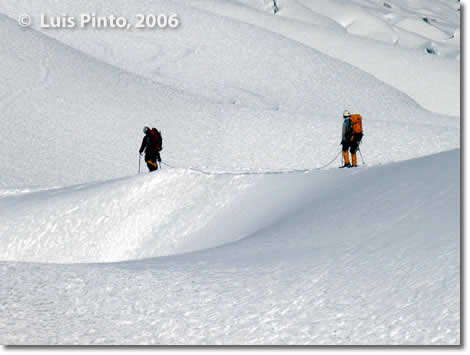 Desierto blanco: Carlos y Edgar en los inmensos glaciares de los Andes