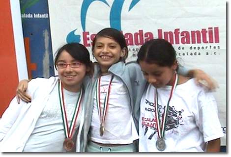 PremiaciÃ³n Infantil Femenil. Claudia es cuatro veces campeona