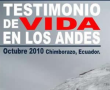 Testimonio de vida en los Andes