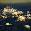 Popocatépetl desde un avión. Foto: Dr Carlos AMG.