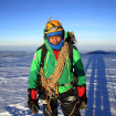 Eloy en la cumbre del Huascarán. Ha subido 38 veces pero le atrae más la dificultad