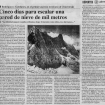 Reportaje del periódico La Jornada de 1993 en que se habla del ascenso al Chacraraju Oeste.