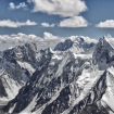 Las montañas del Karakorum desde el K2